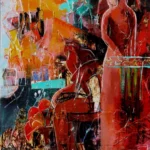 تابلو نقاشی جدایی از مجموعه‌ی مسخ